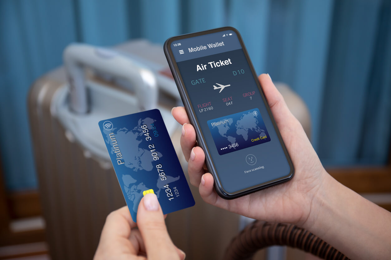 Pagar tickets de avión con tarjeta de crédito